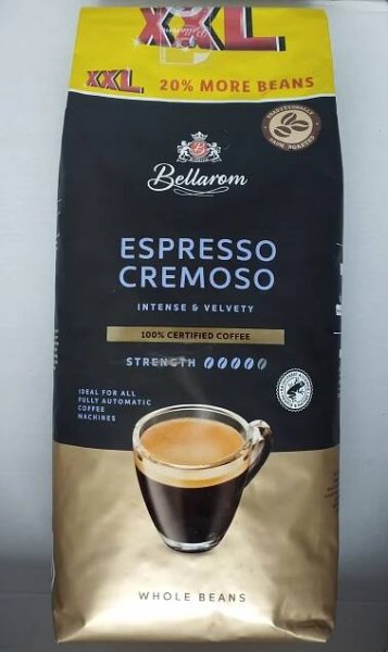 Káva Bellarom Espresso Cremoso XXL 1200 g PROMOCIA!!!! EAN (GTIN) 4056489576785