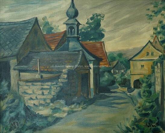 Vincenc Beneš / Jihočeská kaplička - detail aukce « Aukce « Aukční Galerie Platýz