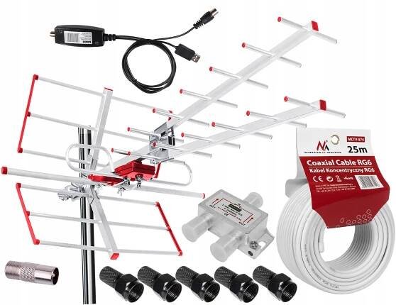 TV ANTÉNA DVB-T MUX 8 SET PRO 2 TV Bydhošť