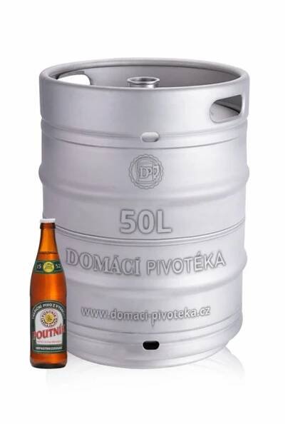 Poutník 12° ležák hořký - 50l sud piva - Domácí pivotéka