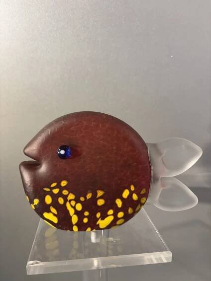 BOROWSKI POISSON PF ROUGE - Galerie Art Privée