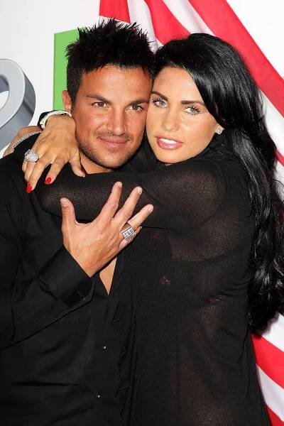 Katie Price and Peter Andre