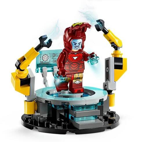 LEGO Marvel 76315 Iron Man a jeho laboratoř: Síň brnění