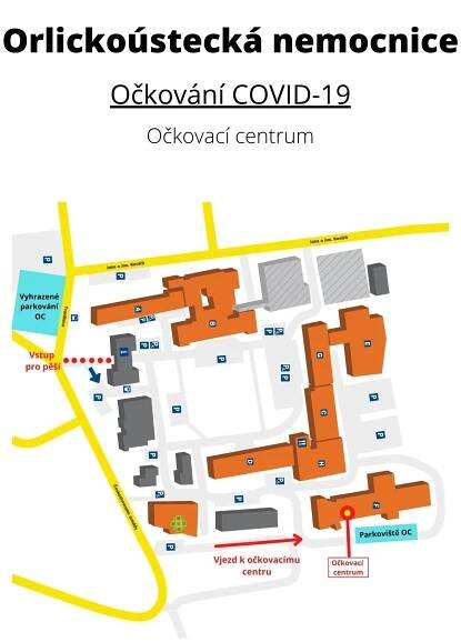 Přesunutí očkovacího centra v Ústí nad Orlicí | Obec Újezd u Chocně