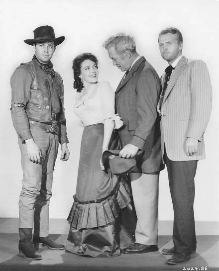 Dale Robertson, Linda Darnell, Ward Bond, John Lund - Dakota Incident - Promo