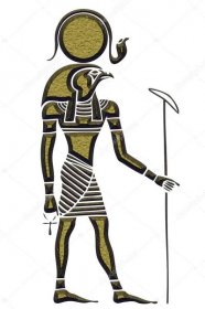 Stáhnout - Obraz Boha ra - Bůh slunce - starověký egypt — Stock obrázek