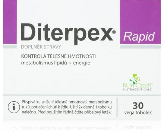 Diterpex Rapid veganské tobolky tobolky pro snížení hmotnosti
