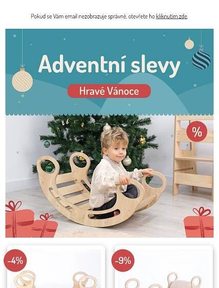 Adventní slevy na oblíbené Montessori kousky!_