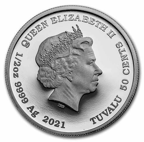 Perth Mint Stříbrná mince 007 James Bond For Your Eyes Only 1/2 Oz Tuvalu 2021 - Obrázek 2