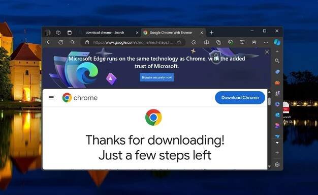 Microsoft Edge aggressively wants you to ditch Chrome on Windows 11