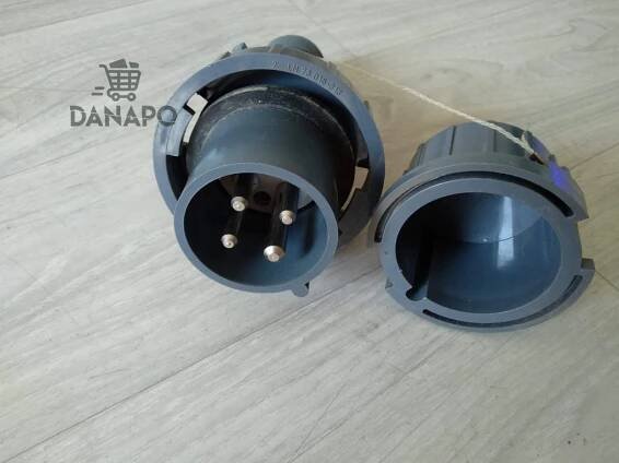 Vidlice SEZ 4P 32A/380V IP67 4 - kolík samec - DANAPO - David Černý