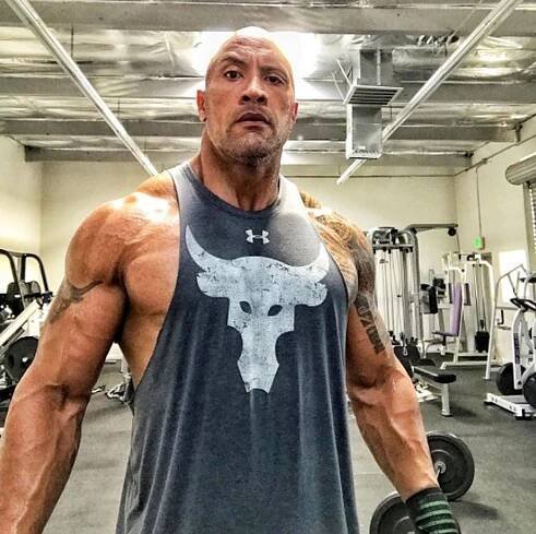 Herec Dwayne Johnson.