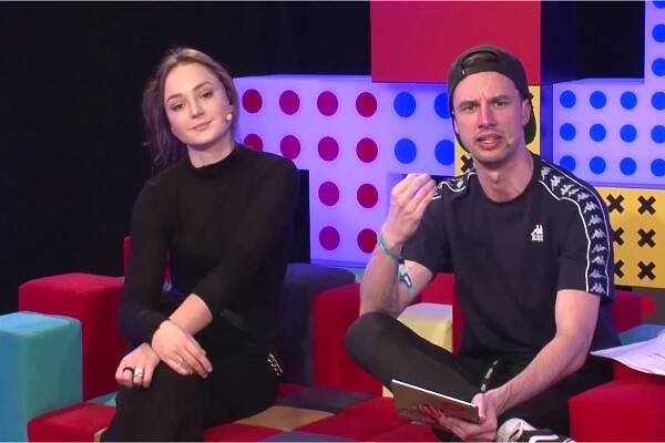 Moderátory Óčka Johny Machette a Gabrielle Hecl