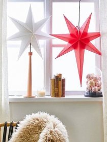 Vánoční dekorace na okno