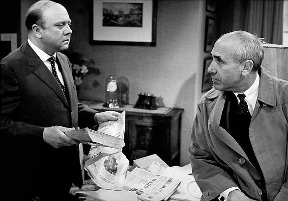 Der schwarze Abt - Z filmu - Werner Peters, Charles Regnier