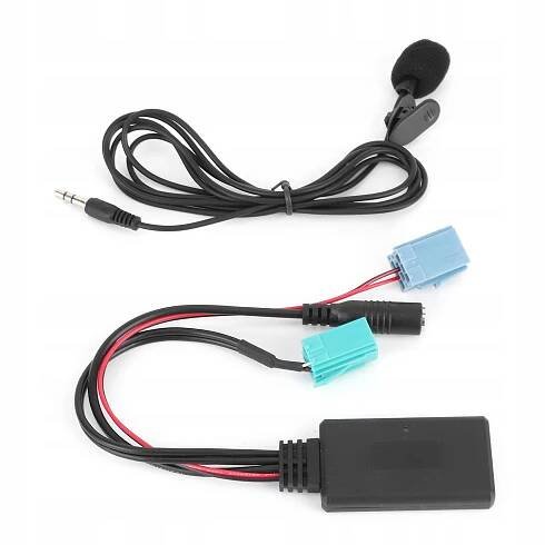BLUETOOTH ADAPTÉR S MIKROFONEM MOBILE AUDIO AUX-IN 6PIN PRO RENAULT