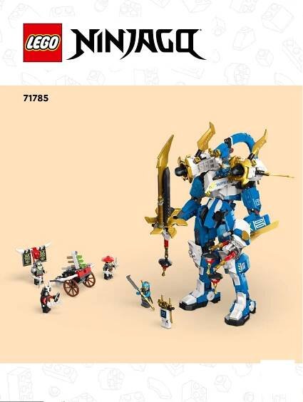 Manuál Lego set 71785 Ninjago Jayův titánský robot