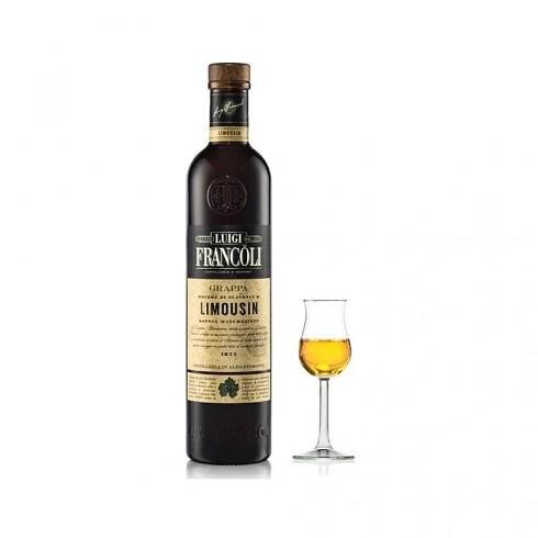 Grappa Luigi Francoli Barrique Limousin 0,7l 42,5% - HYVEco Eshop - Specializovaný obchod s Alkoholem 