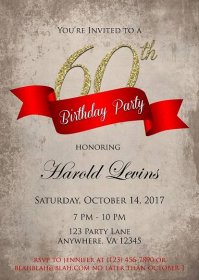 Vintage Birthday Party Invitation// Birthday Party - Etsy