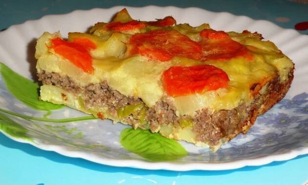 Мясная запеканка с овощами - картинки и фото 100foto.club