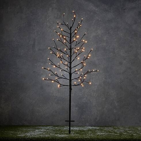 Luca Lighting Strom Garden d'light, 96 LED, černý, 80 x 121 cm