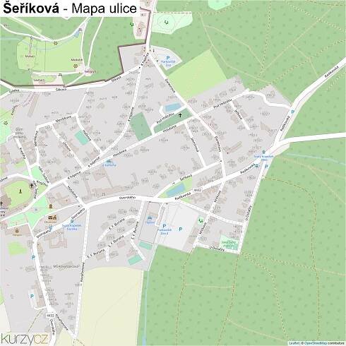Šeříková - mapy | Kurzy.cz