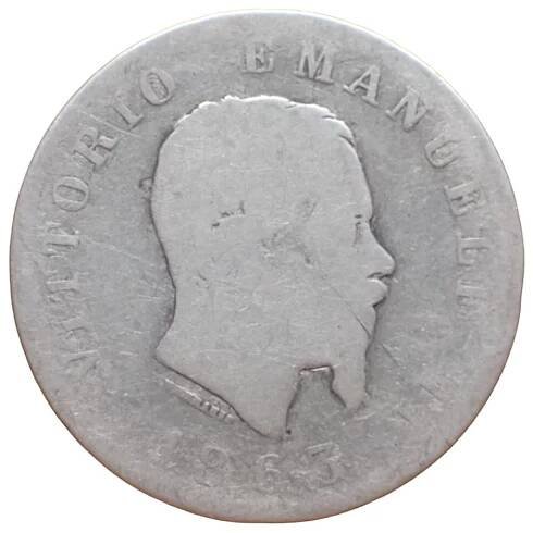 Itálie Viktor Emanuel II. 1 Lira 1863, 131A1