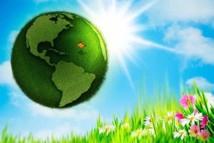 Lush Green Earth Day Wallpaper