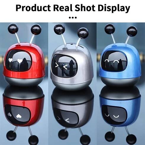 Mini Robot do auta Osvěžovač vzduchu Parfémy Větrání Ventilace Auto Creative Air Vent Clip Outlet Aromaterapie Deodorant Interiér auta