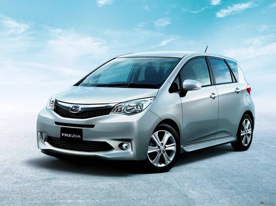 Subaru Trezia automobil a modelové roky