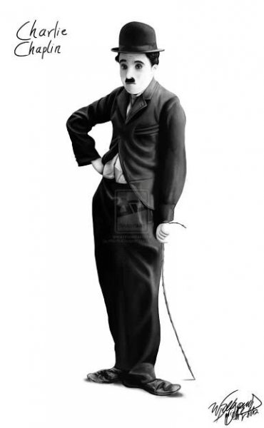 A tribute to the funny genius, Charlie Chaplin Wallpaper