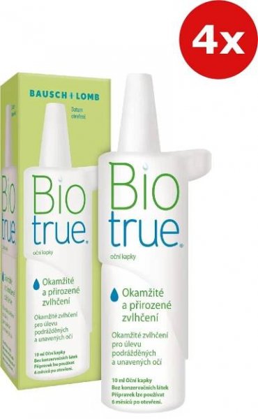 Biotrue oční kapky 4× 10 ml