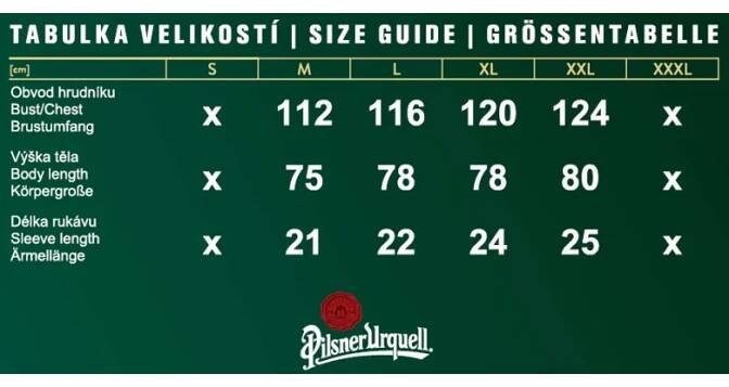 Black T-shirt Pilsner Urquell Emboss / ESHOP PRAZDROJ.cz