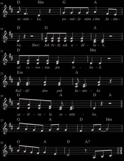 Muzikálek O velké řepě / hra se zpěvy pro dětský sbor eNoty.eu