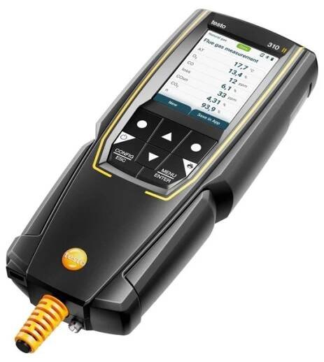 Testo 310 II - Analyzátor spalin sada s tiskárnou