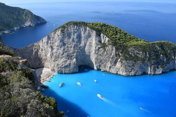 Pláž Navagio. - Vyhlídka