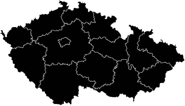 Mapa pokrytí ZSJ a adresních míst