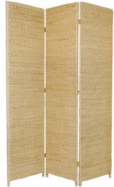 6 ft. Tall Rush Grass Woven Room Divider