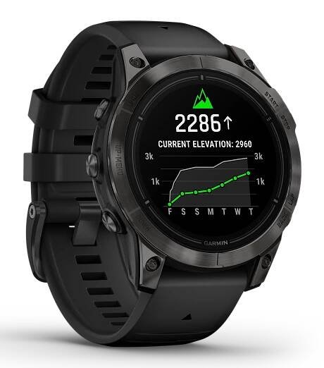 Garmin - Epix™ Pro (Gen 2) Sapphire Edition | Carbon Gray DLC Titanium / Black Band | 47 mm + Voucher TOPO Czech maps
