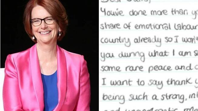 "You smashed that glass ceiling." The letter to Julia Gillard we all wish we could sign.