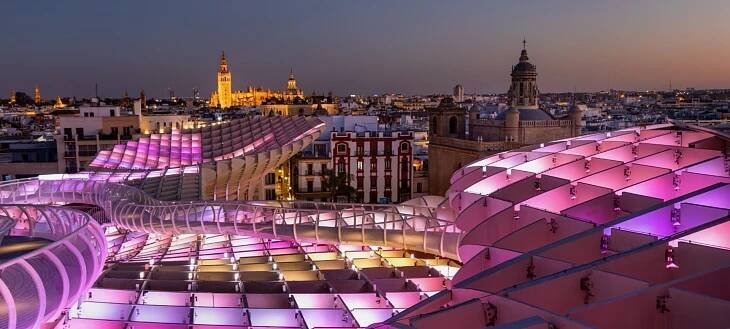 View of Seville in Andalusia
