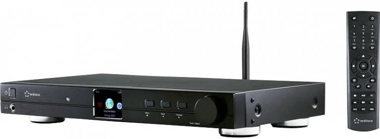 Renkforce RF-DAB-IR1700 Hi-Fi tuner DAB+, FM, internetové, Wi-Fi, LAN, Bluetooth, DLNA, internetové rádio, s DLNA, černá