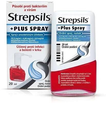 STREPSILS PLUS SPRAY ORM SPR SOL 1X20ML