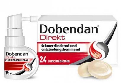 Dobendan set against sore throat day / night