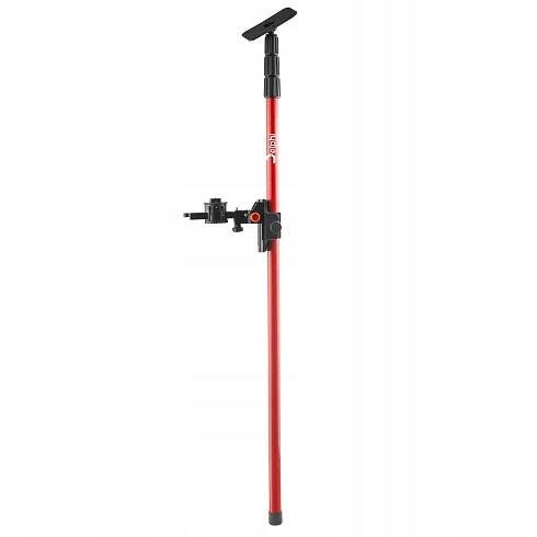 ROZPĚRNÁ TYČ pro LASER 300cm TELESKOPICKÁ TYČ VODOVÁHY STATIV 3m Výška výrobku 300 cm