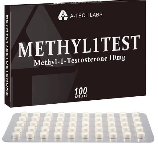 METHYL 1 TEST - Orální testosteron - 10 mg / tab - 100 tabs - A-Tech Labs