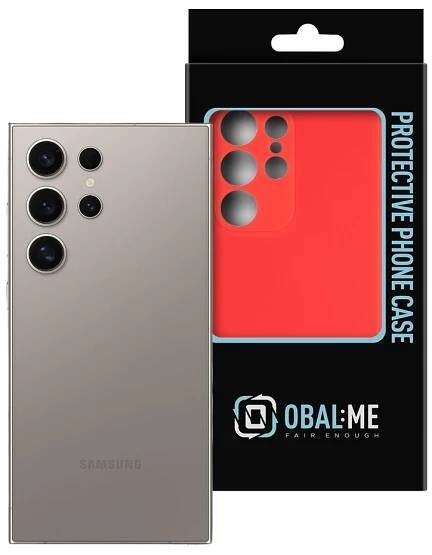 OBAL:ME Matte TPU Kryt pro Samsung Galaxy S24 Ultra Red