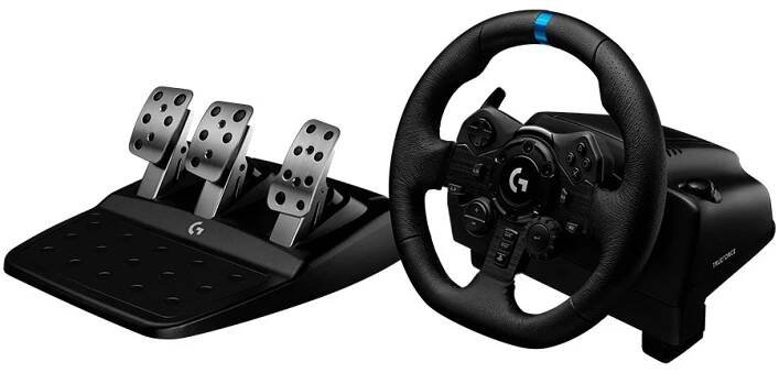 Logitech G923 Racing Wheel and Pedals for PS4/PS5 and PC - N/A - PLUGC - EMEA, 941-000149