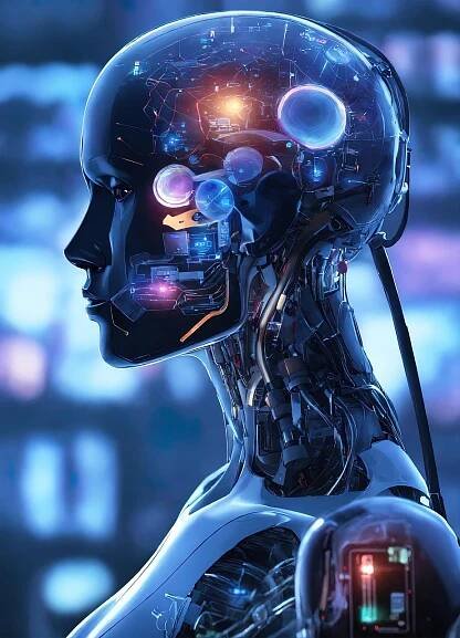 Ai Generované, Robot, Mozek, Technika