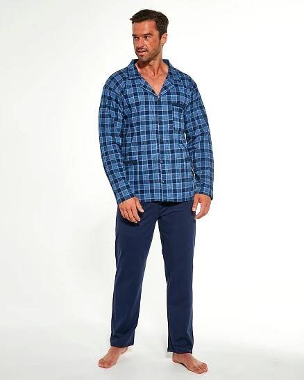 Pánské rozepínací pyžamo Cornette 114/48 654304 3XL-5XL